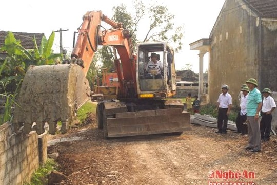 Yên Thành vượt chỉ tiêu  xây dựng nông thôn mới