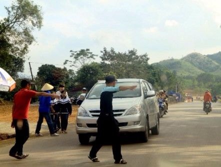 Lộn xộn tình trạng trông giữ xe ở cánh đồng hoa hướng dương