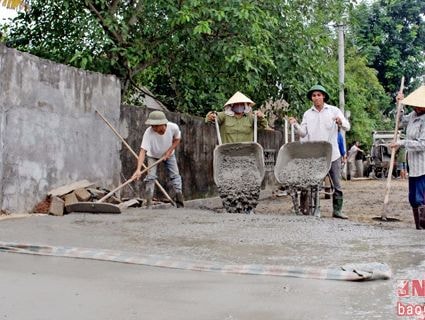 Phấn đấu xây dựng Nam Đàn thành huyện nông thôn mới vào năm 2017