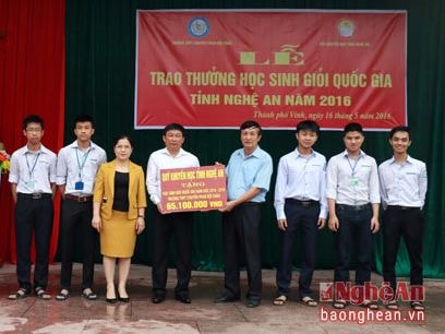 101 học sinh Nghệ An tham dự Kỳ thi chọn học sinh giỏi Quốc gia.