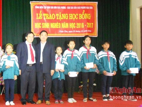 Báo Sài Gòn giải phóng trao 70 triệu đồng cho các hoàn cảnh khó khăn