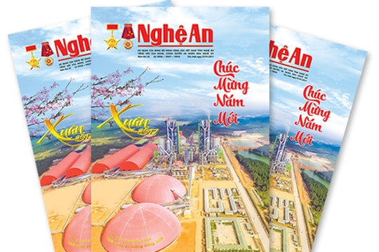 Mời độc giả đón đọc báo Nghệ An số Tết Dương lịch 2017