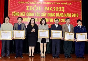 Đảng viên Khối CCQ tỉnh sẽ ký cam kết không vi phạm 27 biểu hiện suy thoái