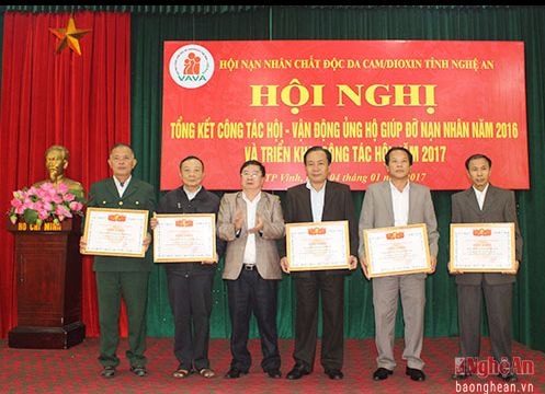 Nghệ An: Hơn 1,2 tỷ đồng hỗ trợ nạn nhân chất độc da cam/ Dioxin