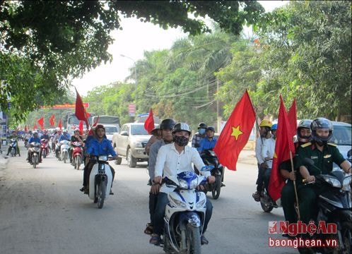 Quỳnh Lưu: Ra quân tuyên tuyền phòng chống pháo nổ dịp Tết