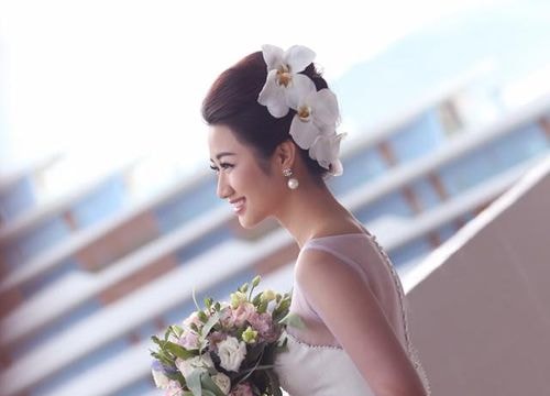 Hoa hậu Bản sắc Việt Thu Ngân bất ngờ kết hôn với doanh nhân hơn 19 tuổi