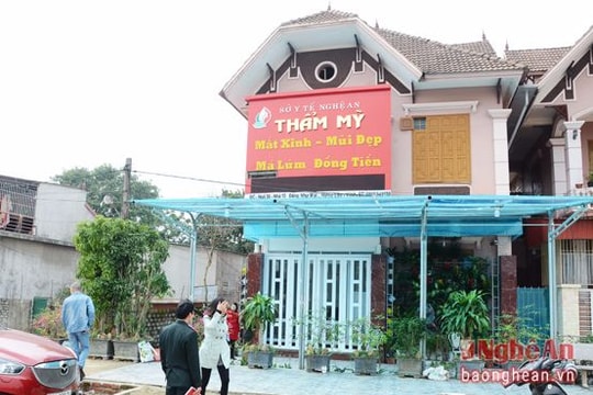 Người Nghệ An 'liều mình' làm đẹp ở cơ sở thẩm mỹ chui