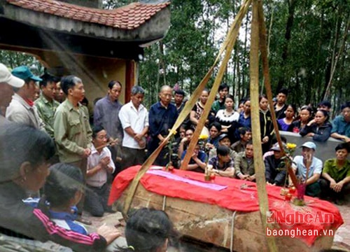 Hé mở bí ẩn về ngôi mộ cổ còn nguyên thi hài ở Thanh Chương