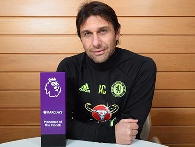 Conte lập kỷ lục ba tháng liền là HLV hay nhất Ngoại hạng Anh