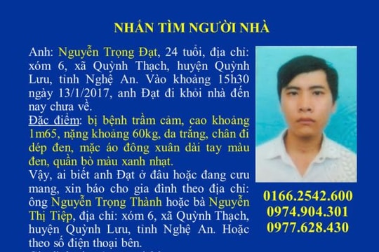 Nhắn tìm người thân