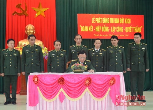 BĐBP tỉnh phát động thi đua 'Đoàn kết, hiệp đồng, lập công, quyết thắng'