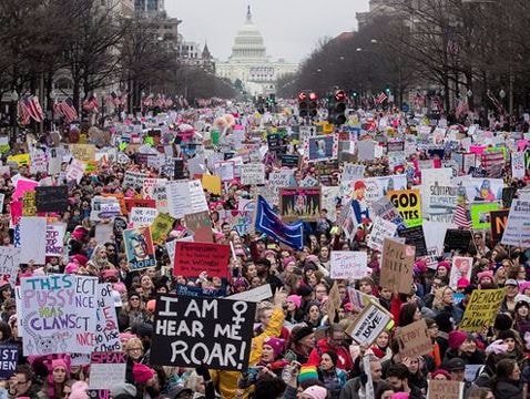 Hàng triệu người tuần hành phản đối Trump