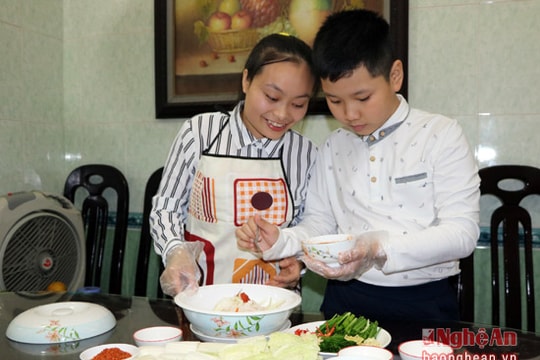 Niềm vui tự làm các món ăn ngày Tết