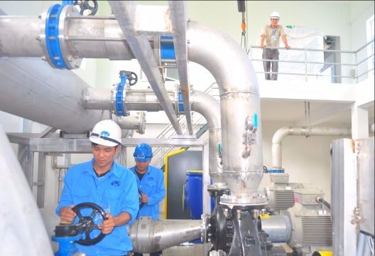 Doanh nghiệp hàng đầu trong lĩnh vực cấp nước sạch