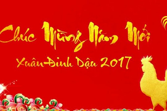 Bí thư Tỉnh ủy Nguyễn Đắc Vinh gửi thư chúc mừng năm mới Tết Đinh Dậu 2017