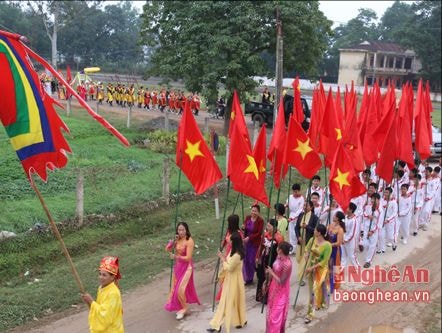 Lễ đón nhận Bằng công nhận di tích lịch sử cấp tỉnh Đền Khai Long