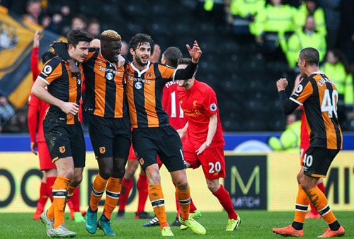 Liverpool là 'ông lớn' thứ 2 bị Hull City hạ gục