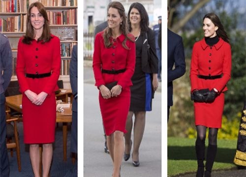 Công nương Kate được ca ngợi vì mặc lại bộ váy 6 năm trước