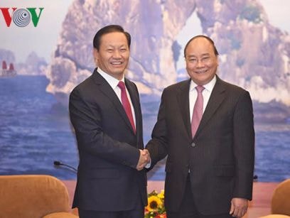 Thủ tướng tiếp Bí thư Khu ủy Khu tự trị dân tộc Choang Quảng Tây