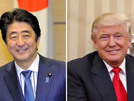 Trump hiểu nhầm ý Abe khi chụp ảnh tại Phòng Bầu dục