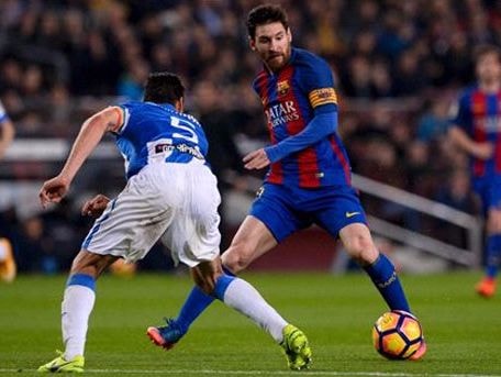 Messi giúp Barca giành trọn 3 điểm ở phút 90
