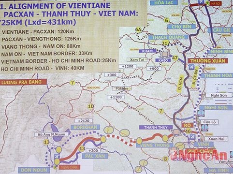 Khai thác lợi thế từ tuyến đường cao tốc Vinh - Viêng Chăn