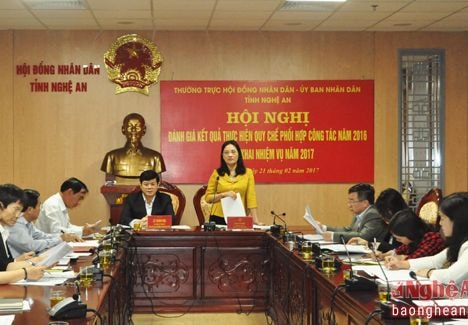 Tăng cường hiệu quả phối hợp giữa HĐND và UBND tỉnh