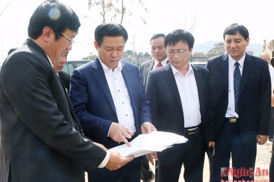 Phó Thủ tướng Vương Đình Huệ: 'Trung ương thiếu sót khi chưa quan tâm nhiều đến Nam Đàn trong xây dựng NTM'