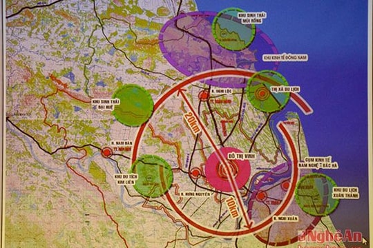 Tập đoàn BRG và tư vấn Hongkong tìm hiểu quy hoạch dọc Đại lộ Vinh - Cửa Lò