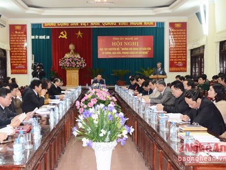 Nghệ An phải là nơi học tập tư tưởng, đạo đức, phong cách Hồ Chí Minh thiết thực, hiệu quả nhất