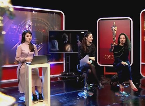 Nữ sinh nói 7 thứ tiếng phiên dịch Oscar trên sóng trực tiếp