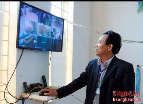 Quỳnh Thọ (Quỳnh Lưu): Lắp camera giám sát cán bộ, công chức