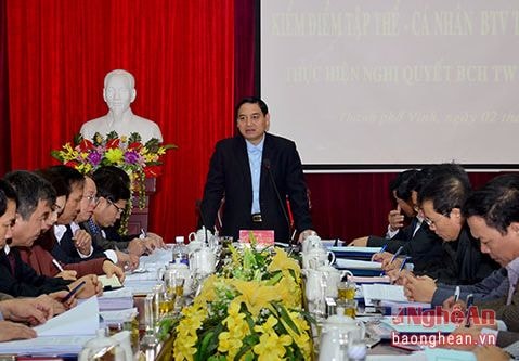 Bí thư Tỉnh ủy: TP Vinh cần thực hiện nghiêm pháp luật của Nhà nước về quản lý đô thị