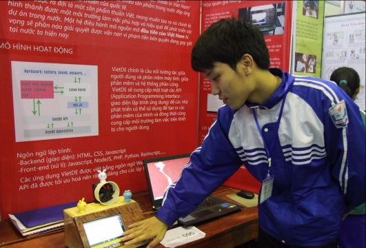 Học sinh Nghệ An có 5 đề tài thi sáng tạo KHKT toàn quốc