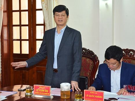 Thị xã Thái Hòa cần triển khai giải quyết kịp thời các vấn đề nổi cộm