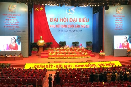 Khai mạc Đại hội đại biểu phụ nữ toàn quốc lần thứ XII
