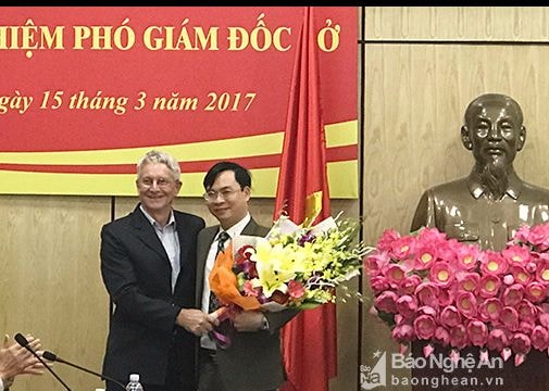 Phó Tổng Giám đốc Công ty Mía đường giữ chức Phó Giám đốc Sở Du lịch Nghệ An