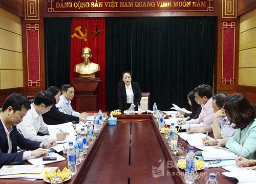 Ban Chấp hành Đảng bộ Báo Nghệ An kiểm điểm theo tinh thần Nghị quyết TW4