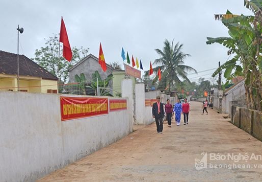 Lạc Sơn (Đô Lương) huy động hơn 152 tỷ đồng xây dựng NTM