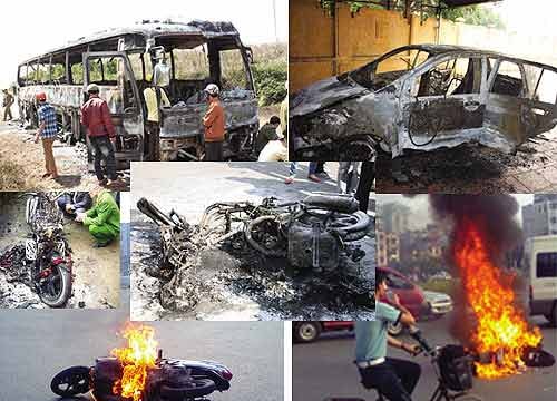 [Infographic] Xử lý như thế nào khi xe ô tô bị cháy?