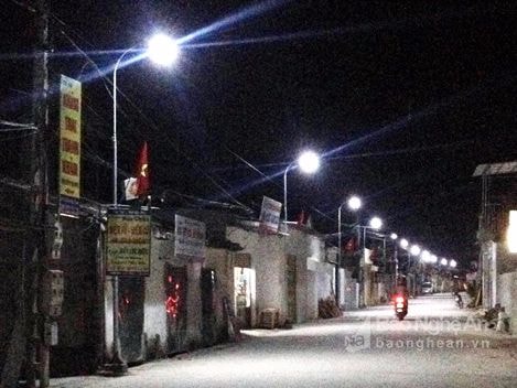 Đóng góp sức dân thắp sáng đường quê