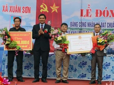 Nhân dân xã Xuân Sơn đóng góp trên 152 tỷ đồng xây dựng Nông thôn mới