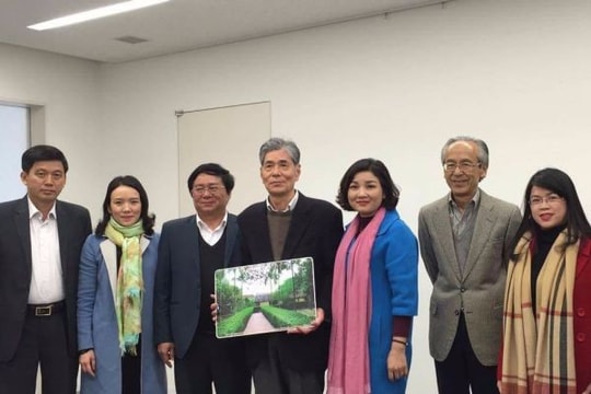 Đoàn công tác tỉnh Nghệ An sang Nhật Bản sưu tầm tư liệu về cụ Phan Bội Châu