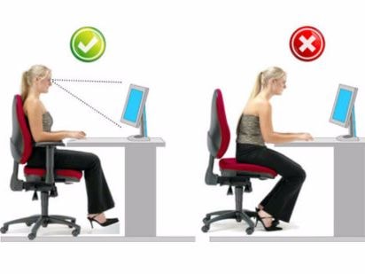 Giảm đau lưng làm việc với máy tính cả ngày