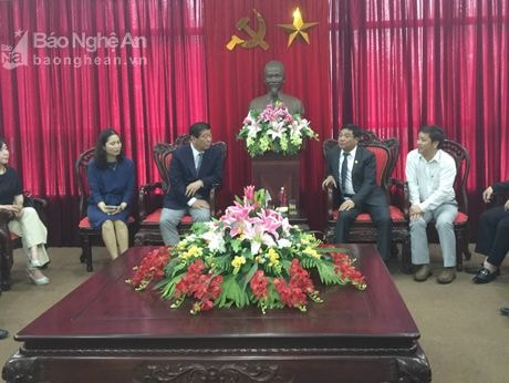 Thị trưởng Namyangju - Hàn Quốc làm việc tại thành phố  Vinh