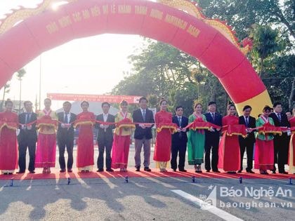 Khánh thành đường Namyangju Dasan (Hàn Quốc) tại TP Vinh