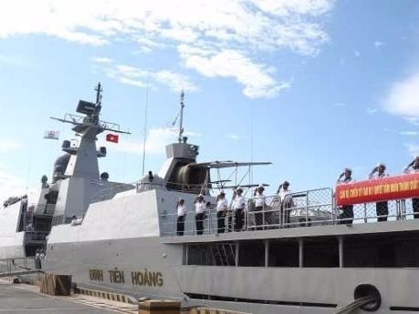 Vị trí chiến hạm Đinh Tiên Hoàng trong đội hình tại LIMA-2017