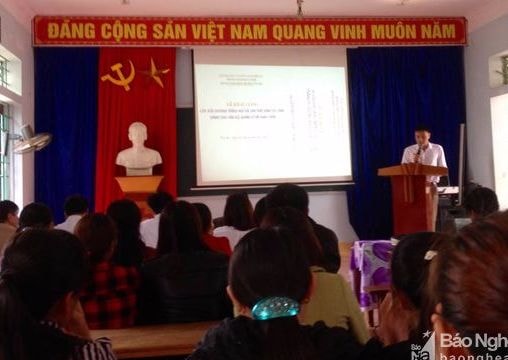 Tân Kỳ khai giảng lớp học chữ Thái