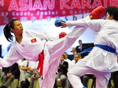 Nguyễn Thị Ngoan giành HC đồng giải Karate1 Premier League