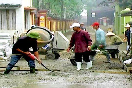 Giáo dân Bảo Thành hiến 2.000 m2 xây dựng nông thôn mới